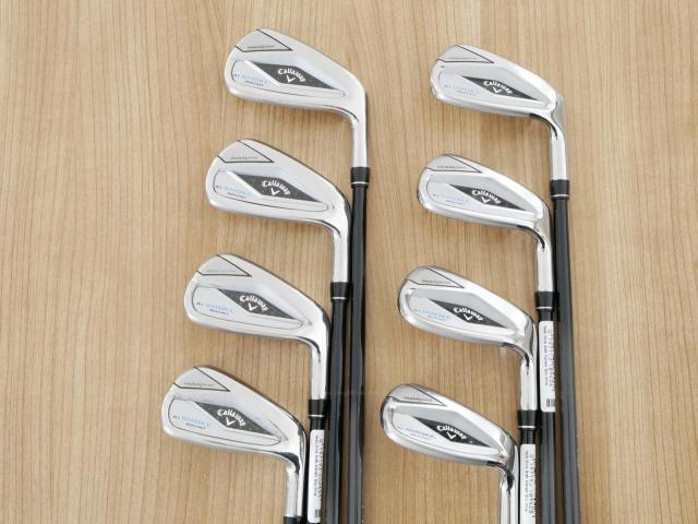 Iron set : Callaway : ชุดเหล็ก Callaway Paradym Ai Smoke Max Fast (รุ่นล่าสุด ออกปี 2024 ตีง่ายมาก ไกล Japan Spec.) มีเหล็ก 6-Pw,Aw,Gw,Sw (8 ชิ้น) ก้านกราไฟต์ Fujikura TENSEI 40 Flex R