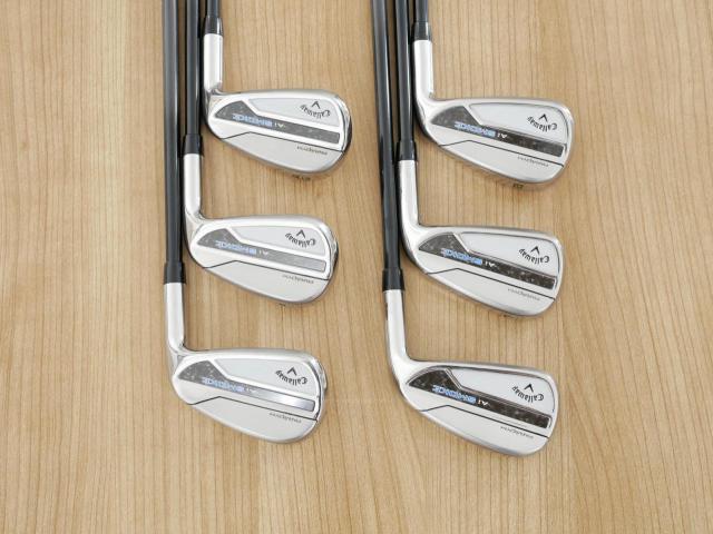 Iron set : Callaway : ชุดเหล็ก Callaway Paradym Ai Smoke (รุ่นล่าสุด ออกปี 2024 ตีง่ายมาก ไกล Japan Spec.) มีเหล็ก 6-Pw,Aw (6 ชิ้น) ก้านกราไฟต์ Fujikura TENSEI 50 Flex R