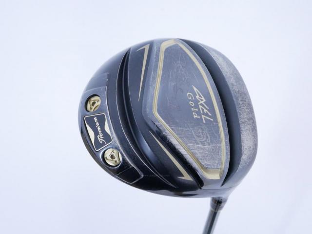 Driver : Tsuruya : Tsuruya AXEL Gold Premium III (รุ่นปี 2019 ตัวท๊อป หน้าเด้งสุดๆ COR 0.86 ของใหม่ 4 หมื่น) Loft 10.5 Flex R