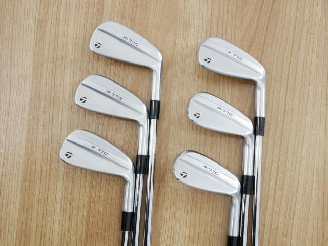 Iron set : Taylormade : ชุดเหล็ก Taylormade P770 Forged (รุ่นล่าสุด ออกปี 2024 นุ่ม แน่น) มีเหล็ก 5-Pw (6 ชิ้น) ก้านเหล็ก NS Pro Modus 105 Flex S