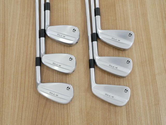 Iron set : Taylormade : ชุดเหล็ก Taylormade P770 Forged (รุ่นล่าสุด ออกปี 2024 นุ่ม แน่น) มีเหล็ก 5-Pw (6 ชิ้น) ก้านเหล็ก NS Pro Modus 105 Flex S