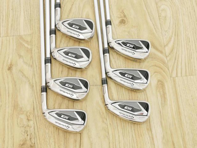 Iron set : Taylormade : ชุดเหล็ก Taylormade M3 (รุ่นปี 2018) มีเหล็ก 4-Pw (7 ชิ้น) ก้านกราไฟต์ Mitsubishi TENSEI 70 Flex R