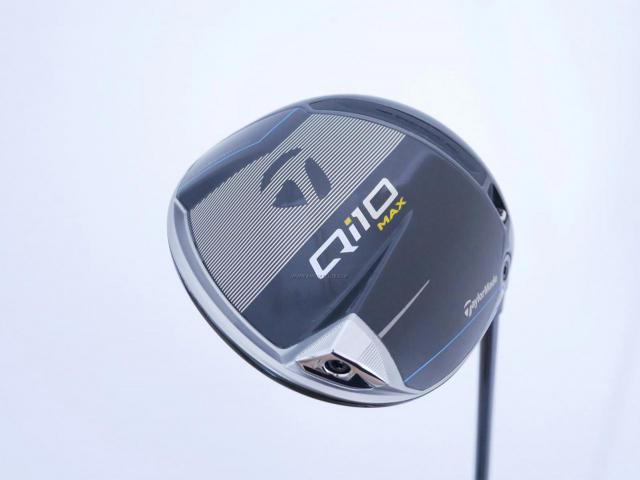 Driver : Taylormade : ไดรเวอร์ Taylormade Qi10 MAX (รุ่นใหม่ล่าสุด ออกปี 2024) Loft 9 (ปรับได้) ก้าน Mitsubishi Diamana TM50 Flex S