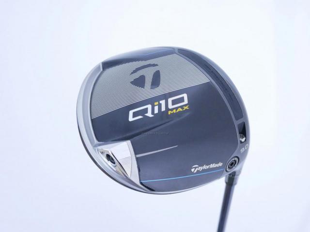 Driver : Taylormade : ไดรเวอร์ Taylormade Qi10 MAX (รุ่นใหม่ล่าสุด ออกปี 2024) Loft 9 (ปรับได้) ก้าน Mitsubishi Diamana TM50 Flex S