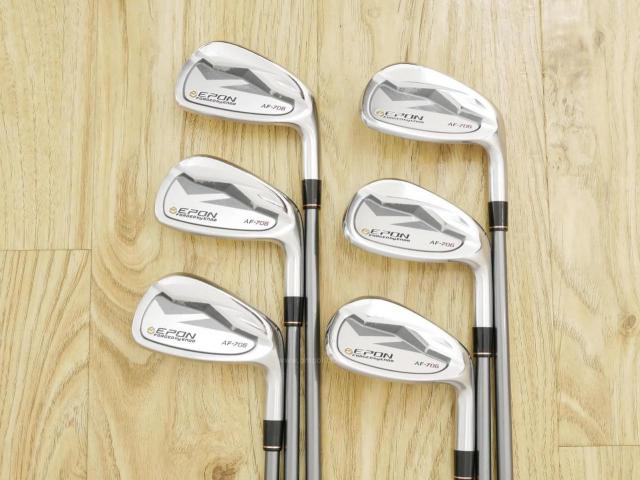 Iron set : Epon : ชุดเหล็ก EPON AF-706 Forged (ออกปี 2021 ใบใหญ่ ตีง่าย ไกล) มีเหล็ก 6-Pw,Tw (6 ชิ้น) ก้านกราไฟต์ Fujikura MCI Black 100 Flex S