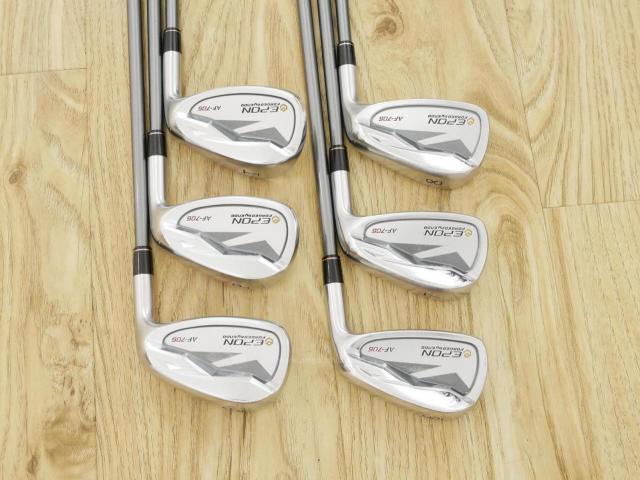 Iron set : Epon : ชุดเหล็ก EPON AF-706 Forged (ออกปี 2021 ใบใหญ่ ตีง่าย ไกล) มีเหล็ก 6-Pw,Tw (6 ชิ้น) ก้านกราไฟต์ Fujikura MCI Black 100 Flex S