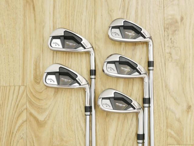 Iron set : Callaway : ชุดเหล็ก Callaway Rogue ST Max (ออกปี 2022 ตีง่าย ไกลมาก) มีเหล็ก 6-Pw (5 ชิ้น) ก้านเหล็ก NS Pro 850 NEO Flex R