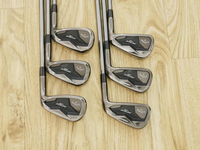 Iron set : Callaway : ชุดเหล็ก Callaway APEX Pro Forged Black (หายาก ออกปี 2019) มีเหล็ก 5-Pw (6 ชิ้น) ก้านเหล็ก NS Pro Modus 120 Flex S