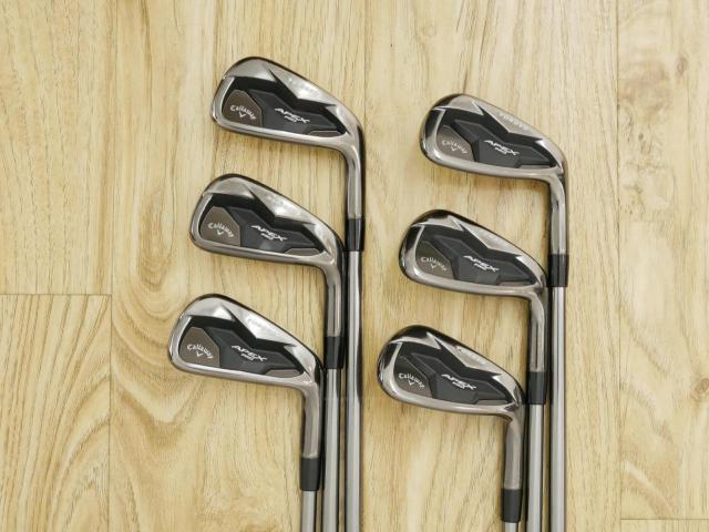 Iron set : Callaway : ชุดเหล็ก Callaway APEX Pro Forged Black (หายาก ออกปี 2019) มีเหล็ก 5-Pw (6 ชิ้น) ก้านเหล็ก NS Pro Modus 120 Flex S