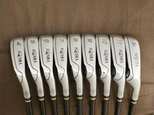 Iron set : Honma : ชุดเหล็ก Honma Beres IS-01 (หน้าเด้ง Maraging) มีเหล็ก 4-11,Sw (9 ชิ้น) ก้าน ARMRQ 6 (54) Flex R (2 ดาว)