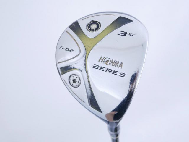 Fairway Wood : Honma : **ก้าน 3 ดาว** หัวไม้ 3 Honma Beres S-02 Loft 15 ก้าน ARMRQ 6 (49) Flex R (3 ดาว)