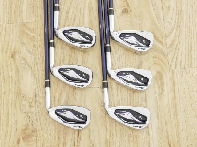 Iron set : Mizuno : ชุดเหล็ก Mizuno JPX EIII Hot Metal (รุ่นท้อป ใบใหญ่ หน้าเด้ง ตีไกล) มีเหล็ก 5-Pw (6 ชิ้น) ก้านกราไฟต์ Flex R