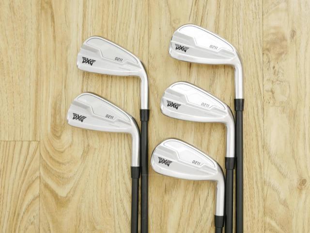 Iron set : PXG : ชุดเหล็ก PXG 0211 DUAL COR (ออกปี 2021 หน้าเด้ง ตีไกลมากๆ) มีเหล็ก 6-Pw (5 ชิ้น) ก้านกราไฟต์ Mitsubishi Diamana i60 Flex R