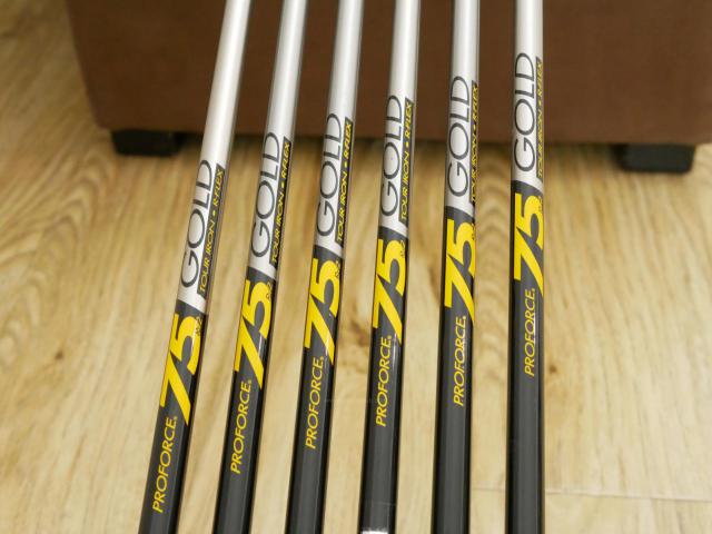 Iron set : Katana : ชุดเหล็ก Katana Voltio III Forged มีเหล็ก 5-Pw (6 ชิ้น) ก้านกราไฟต์ Proforce 75 Rv2 Gold Flex R