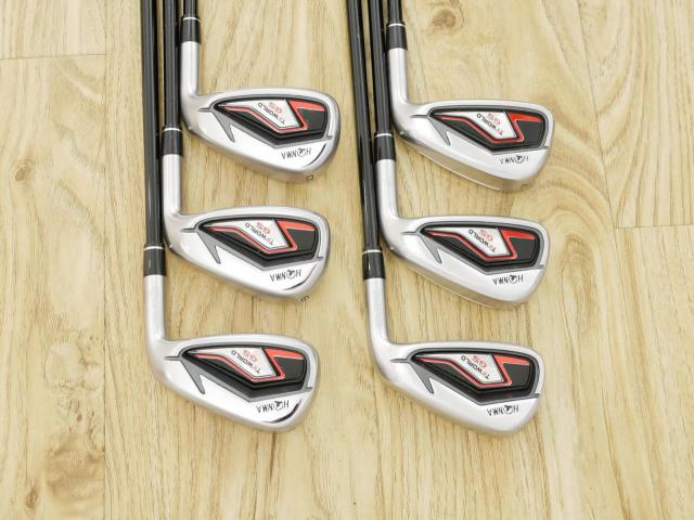 Iron set : Honma : ชุดเหล็ก Honma Tour World GS (ออกปี 2021 ใบใหญ่ ตีง่าย ไกล) มีเหล็ก 5-10 (6 ชิ้น) ก้านกราไฟต์ Honma Speedtuned 48 Flex R