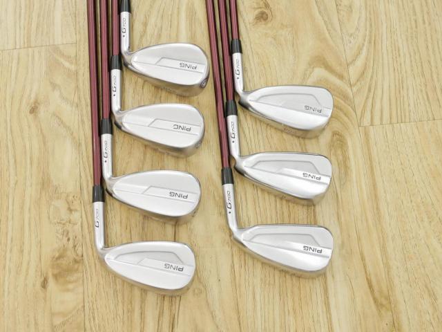 Iron set : Ping : ชุดเหล็ก Ping G700 (ปี 2019 Japan Spec. ใบใหญ่ ง่ายที่สุด ไกลที่สุดของ Ping) มีเหล็ก 6-Pw,Aw,Sw (7 ชิ้น) ก้านกราไฟต์ Mitsubishi FUBUKI Flex R