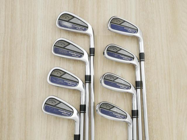 Iron set : Callaway : ชุดเหล็ก Callaway Paradym Max Fast Forged (รุ่นปี 2023 ตีง่ายสุด ไกลสุดของ Callaway Japan Spec.) มีเหล็ก 6-Pw,Aw,50,56 (8 ชิ้น) ก้านเหล็ก NS Pro ZELOS 7 Flex S