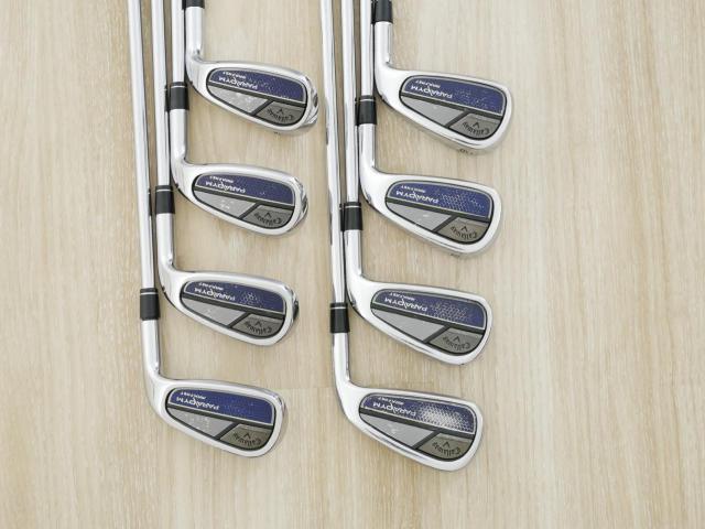 Iron set : Callaway : ชุดเหล็ก Callaway Paradym Max Fast Forged (รุ่นปี 2023 ตีง่ายสุด ไกลสุดของ Callaway Japan Spec.) มีเหล็ก 6-Pw,Aw,50,56 (8 ชิ้น) ก้านเหล็ก NS Pro ZELOS 7 Flex S