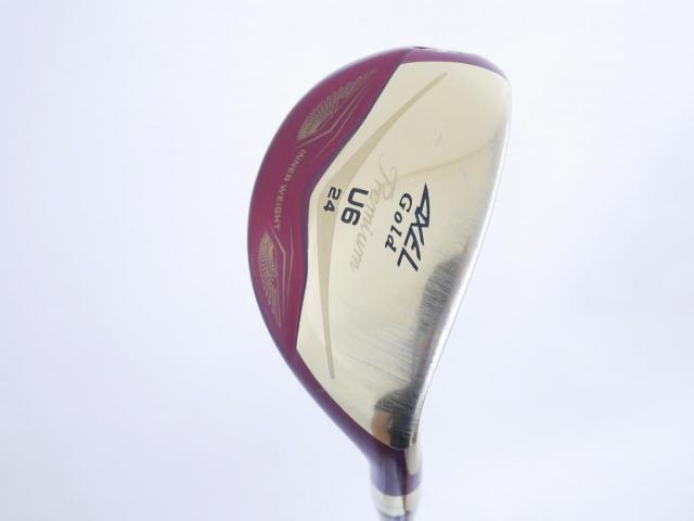 Fairway Wood : Tsuruya : ไม้กระเทย Tsuruya AXEL Gold Premium IV (รุ่นปี 2021 ตัวท๊อป ของใหม่ 2 หมื่นกว่า) Loft 24 Flex R