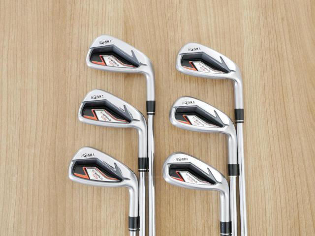 Iron set : Honma : ชุดเหล็ก Honma Tour World GS (ออกปี 2021 ใบใหญ่ ตีง่าย ไกล) มีเหล็ก 6-11 (6 ชิ้น) ก้านเหล็ก NS Pro 950 NEO Flex R