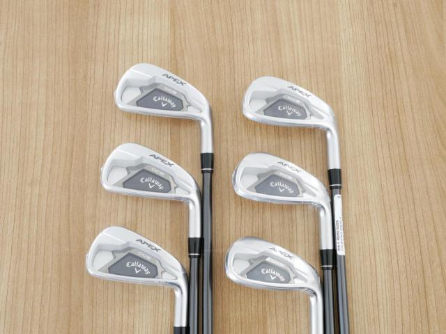 Iron set : Callaway : **ของใหม่ ยังไม่แกะพลาสติก** ชุดเหล็ก Callaway APEX DCB Forged (ปี 2022) มีเหล็ก 5-Pw (6 ชิ้น) ก้านกราไฟต์ Mitsubishi Diamana 55 Flex R