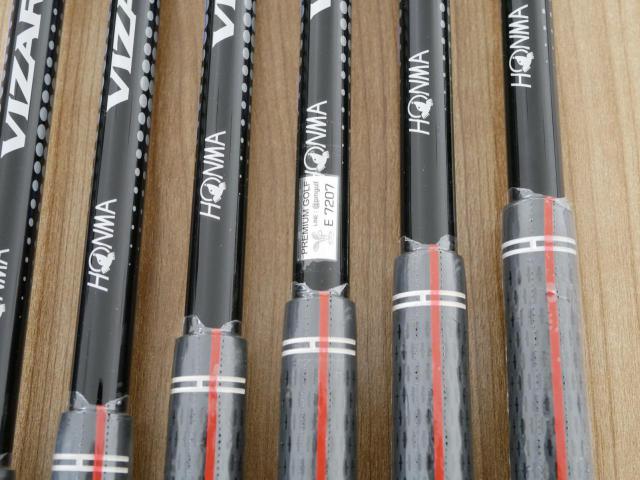 Iron set : Honma : **ของใหม่ ยังไม่แกะพลาสติก** ชุดเหล็ก Honma LB-808 EP (หน้าเด้ง) มีเหล็ก 5-10 (6 ชิ้น) ก้านกราไฟต์ Honma Vizard 53 Flex S