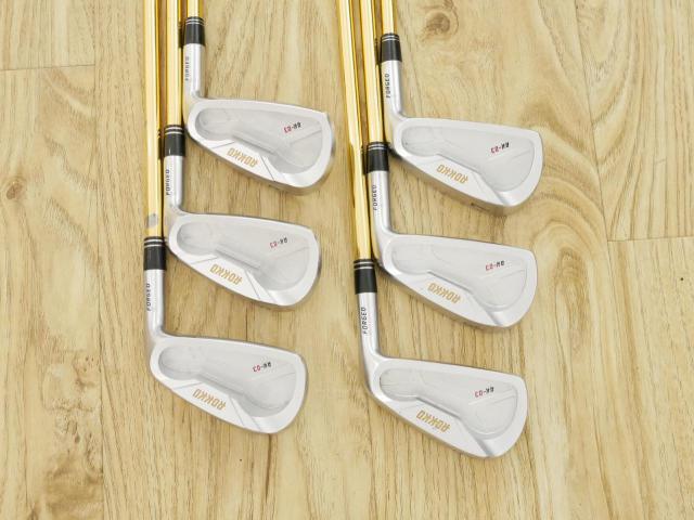 Iron set : Other Brand : ชุดเหล็ก Rokko RK-03 Forged มีเหล็ก 5-Pw (6 ชิ้น) ก้านกราไฟต์ Flex SR