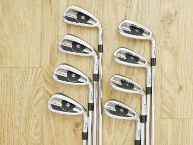 Iron set : Ping : ชุดเหล็ก Ping G400 (ปี 2018 ใบใหญ่ ง่าย ไกล) มีเหล็ก 6-Pw,Aw,Sw,Lw (8 ชิ้น) ก้านเหล็ก Ping AWT 2.0 Lite Flex S