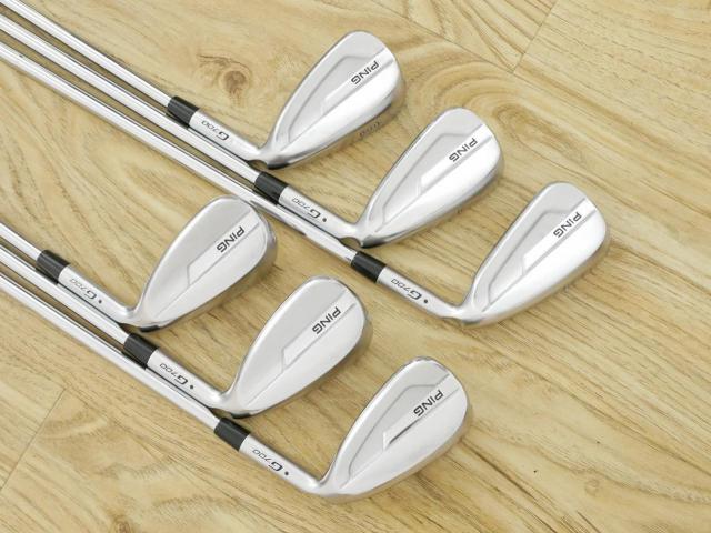 Iron set : Ping : ชุดเหล็ก Ping G700 (ปี 2019 Japan Spec. ใบใหญ่ ง่ายที่สุด ไกลที่สุดของ Ping) มีเหล็ก 6-Pw,Aw (6 ชิ้น) ก้านเหล็ก NS Pro 950 Flex R