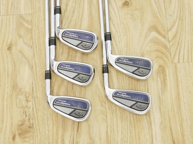 Iron set : Callaway : ชุดเหล็ก Callaway Paradym Max Fast Forged (รุ่นปี 2023 ตีง่ายสุด ไกลสุดของ Callaway Japan Spec.) มีเหล็ก 6-Pw (5 ชิ้น) ก้านเหล็ก NS Pro ZELOS 7 Flex S