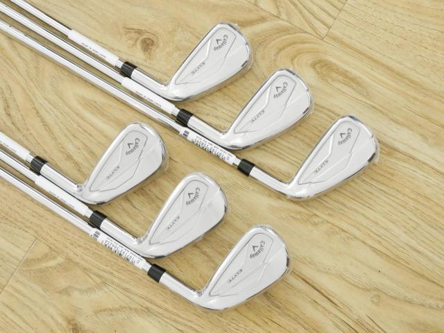 Iron set : Callaway : **ของใหม่ ยังไม่แกะพลาสติก** ชุดเหล็ก Callaway ELYTE (รุ่นล่าสุด ออกปี 2025 ตีง่ายมาก ไกล Japan Spec.) มีเหล็ก 5-Pw (6 ชิ้น) ก้านเหล็ก NS Pro 750 NEO Flex S