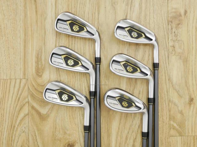 Iron set : Taylormade : ชุดเหล็ก Taylormade Gloire G (รุ่นท๊อปสุด ตีไกลมากๆ เหล็ก 7 Loft 26.5 หน้าเด้ง) มีเหล็ก 6-Pw,Aw (6 ชิ้น) ก้านกราไฟต์ Flex R