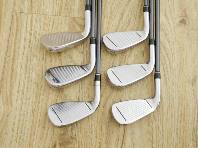 Iron set : Taylormade : ชุดเหล็ก Taylormade Gloire G (รุ่นท๊อปสุด ตีไกลมากๆ เหล็ก 7 Loft 26.5 หน้าเด้ง) มีเหล็ก 6-Pw,Aw (6 ชิ้น) ก้านกราไฟต์ Flex R