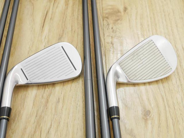 Iron set : Taylormade : ชุดเหล็ก Taylormade Gloire G (รุ่นท๊อปสุด ตีไกลมากๆ เหล็ก 7 Loft 26.5 หน้าเด้ง) มีเหล็ก 6-Pw,Aw (6 ชิ้น) ก้านกราไฟต์ Flex R