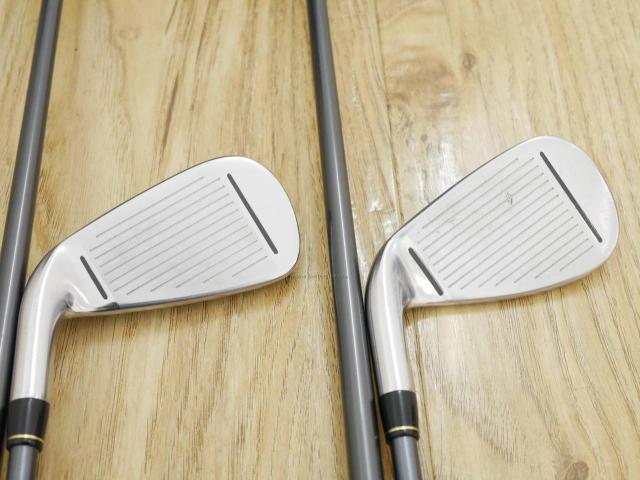 Iron set : Taylormade : ชุดเหล็ก Taylormade Gloire G (รุ่นท๊อปสุด ตีไกลมากๆ เหล็ก 7 Loft 26.5 หน้าเด้ง) มีเหล็ก 6-Pw,Aw (6 ชิ้น) ก้านกราไฟต์ Flex R