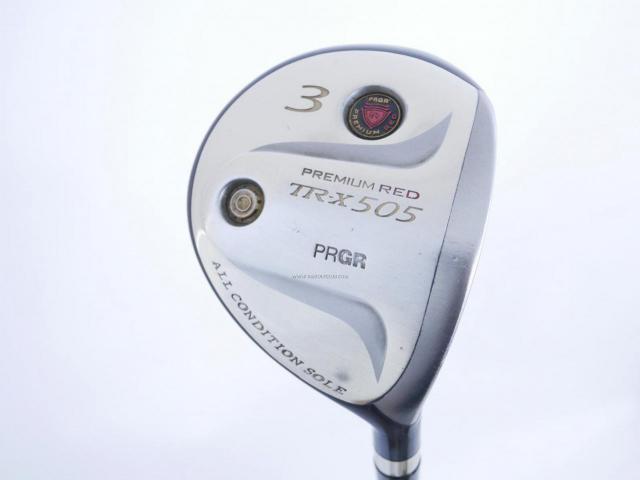 Fairway Wood : PRGR : หัวไม้ 3 PRGR Premium Red TR-X 505 (รุ่นท็อป) Loft 16.5 Flex SR (M-40)