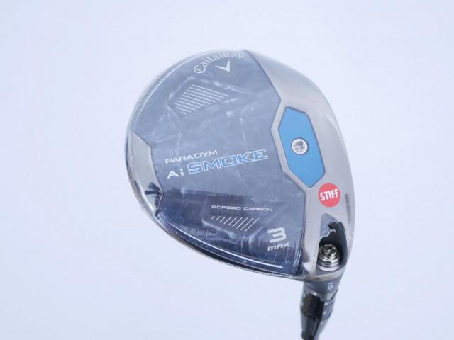 Fairway Wood : callaway : **ของใหม่ ยังไม่แกะพลาสติก** หัวไม้ 3 Callaway Paradym AI Smoke MAX (รุ่นล่าสุดปี 2024 Japan Spec.) Loft 15 ก้าน Mitsubishi TENSEI 50 Flex S