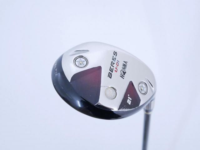 Fairway Wood : Honma : **ก้าน 3 ดาว** ไม้กระเทย Honma Beres U-01 Loft 21 ก้าน ARMRQ 6 (49) Flex R (3 ดาว)