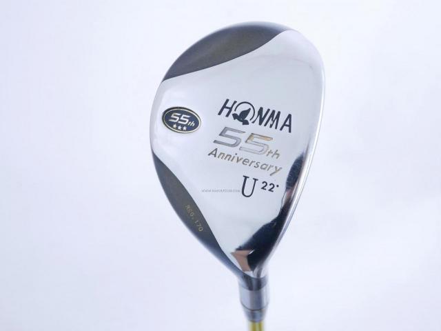 Fairway Wood : Honma : **ก้าน 3 ดาว** ไม้กระเทย Honma 55th Anniversary (หายากมาก) Loft 22 ก้าน ARMRQ Flex R (3 ดาว)