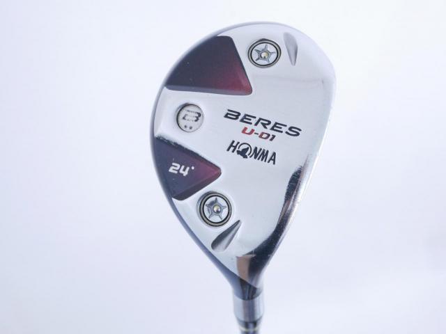 Fairway Wood : Honma : ไม้กระเทย Honma Beres U-01 Loft 24 ก้าน ARMRQ 6 (49) Flex R (2 ดาว)