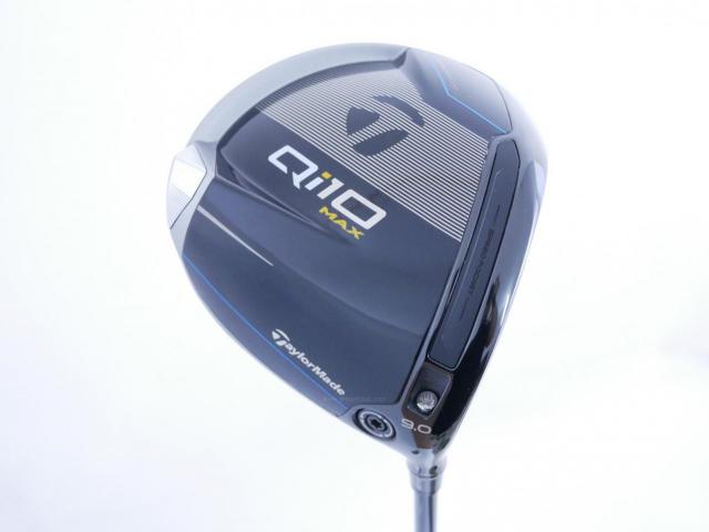 Driver : Taylormade : ไดรเวอร์ Taylormade Qi10 MAX (รุ่นใหม่ล่าสุด ออกปี 2024) Loft 9 (ปรับได้) ก้าน Mitsubishi Diamana TM50 Flex S