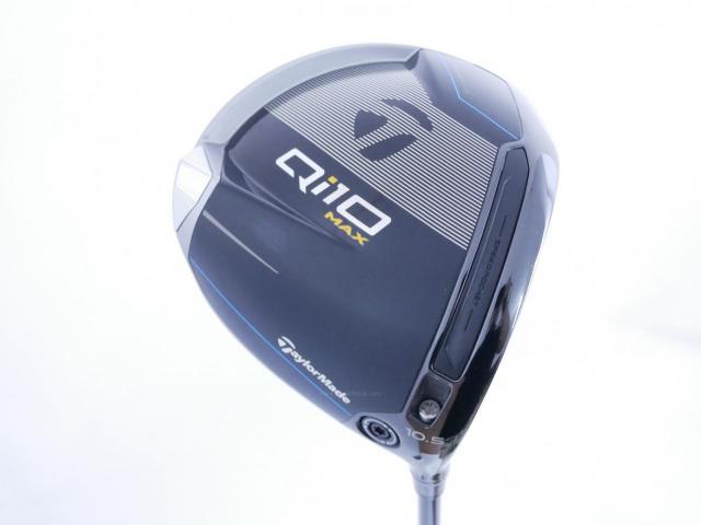 Driver : Taylormade : ไดรเวอร์ Taylormade Qi10 MAX (รุ่นใหม่ล่าสุด ออกปี 2024) Loft 10.5 (ปรับได้) ก้าน Mitsubishi Diamana TM50 Flex R