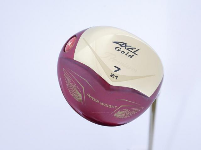 Fairway Wood : Tsuruya : หัวไม้ 7 Tsuruya AXEL Gold Premium IV (รุ่นปี 2021 ตัวท๊อป ของใหม่ 2 หมื่นกว่า) Loft 21 Flex R