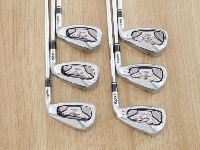 Iron set : Honma : ชุดเหล็ก Honma Bezeal 535 (ปี 2019 รุ่นนี้ใบใหญ่ที่สุดของ Honma) มีเหล็ก 6-11 (6 ชิ้น เทียบเท่า 5-Pw) ก้านเหล็ก NS Pro 950 Flex R
