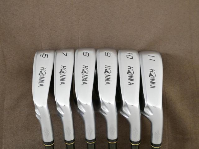 Iron set : Honma : Honma Beres MG703 (หน้าเด้ง) มีเหล็ก 6-11 (6 ชิ้น เทียบเท่า 5-Pw) ก้าน ARMRQ UD49 Flex R (2 ดาว)