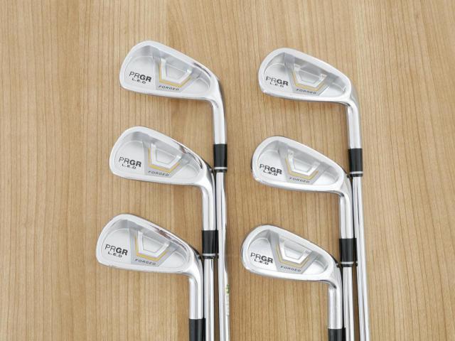 Iron set : PRGR : ชุดเหล็ก PRGR L.E.D Forged (นุ่ม สวย) มีเหล็ก 5-Pw (6 ชิ้น) ก้านเหล็ก NS Pro 950 Flex S