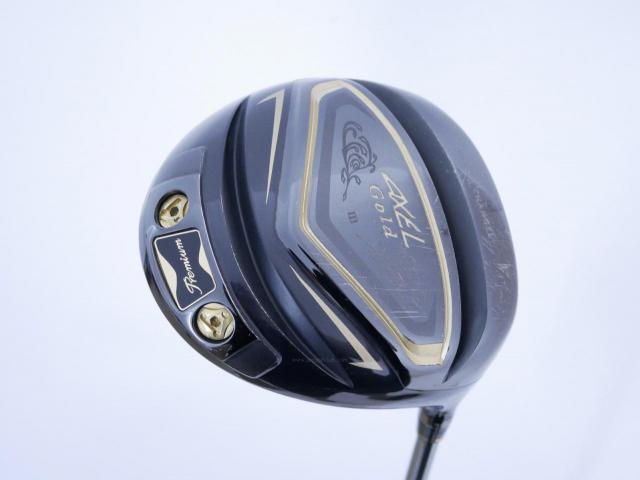 Driver : Tsuruya : Tsuruya AXEL Gold Premium III (รุ่นปี 2019 ตัวท๊อป หน้าเด้งสุดๆ COR 0.86 ของใหม่ 4 หมื่น) Loft 10.5 Flex S