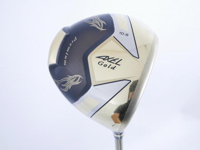 Driver : Tsuruya : Tsuruya AXEL Gold Premium (460cc. ตัวท๊อป หน้าเด้ง Non-Conform ของใหม่ 4 หมื่น) Loft 10.5 Flex R