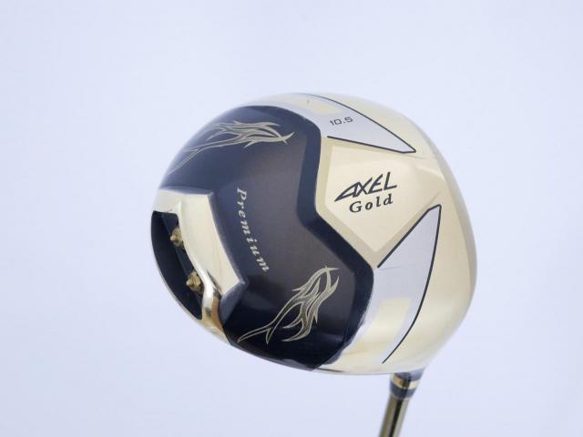 Driver : Tsuruya : Tsuruya AXEL Gold Premium (460cc. ตัวท๊อป หน้าเด้ง Non-Conform ของใหม่ 4 หมื่น) Loft 10.5 Flex R