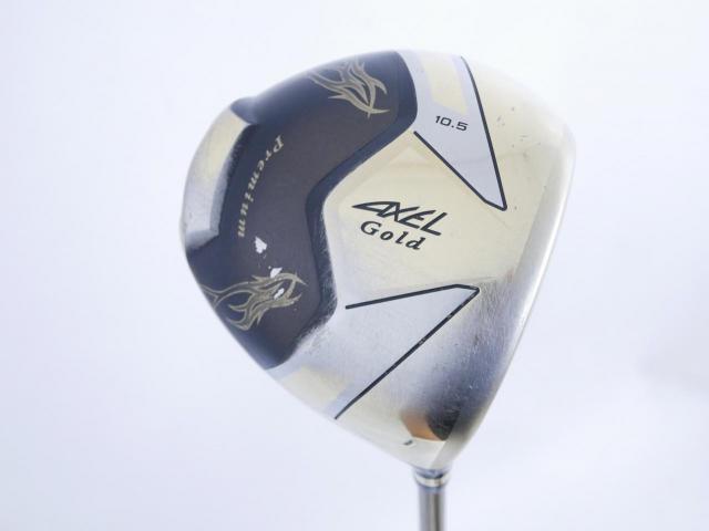 Driver : Tsuruya : Tsuruya AXEL Gold Premium (460cc. ตัวท๊อป หน้าเด้ง Non-Conform ของใหม่ 4 หมื่น) Loft 10.5 Flex R